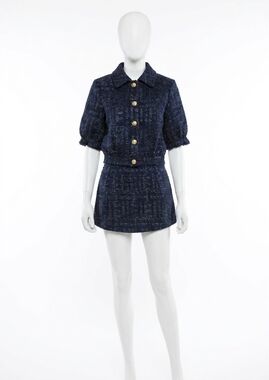 NEW SINCERELY OURS celia crop jacket in navy